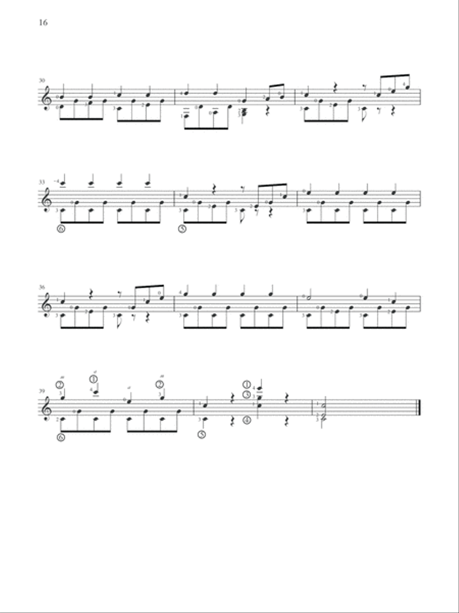 Mozart -- Selected Works Transcribed for Guitar Acoustic Guitar scores gallery preview page 4