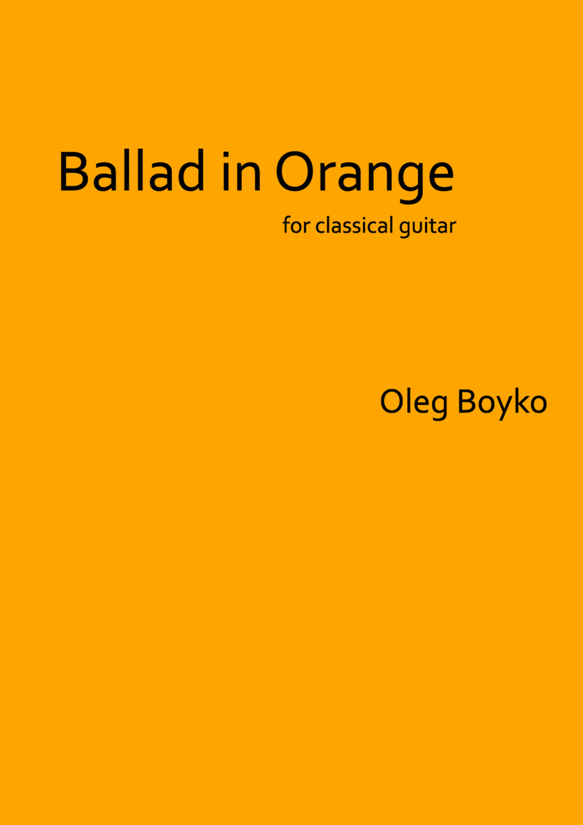 Ballad in Orange image number null
