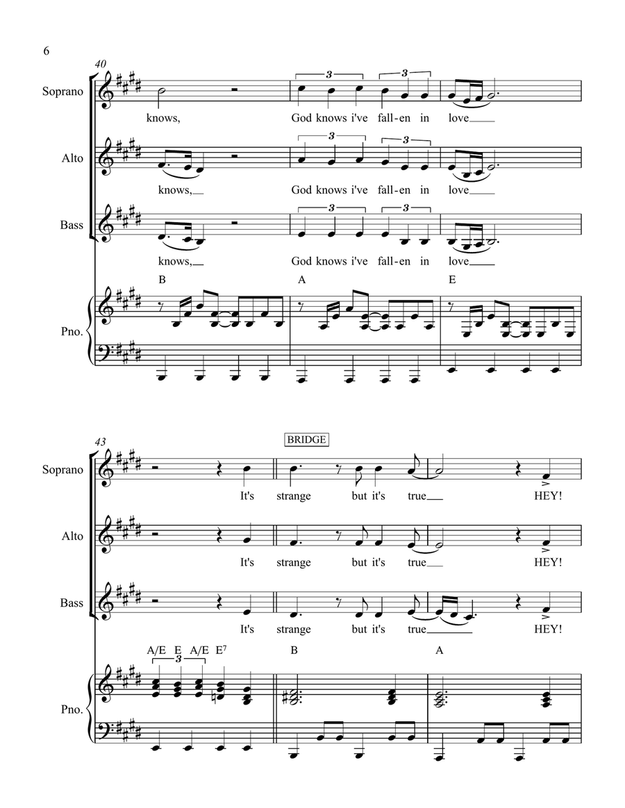 I Want To Break Free I Want To Break Free SSA scores gallery preview page 6