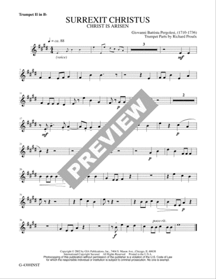 Surrexit Christus - Instrument edition Bassoon scores gallery preview page 4