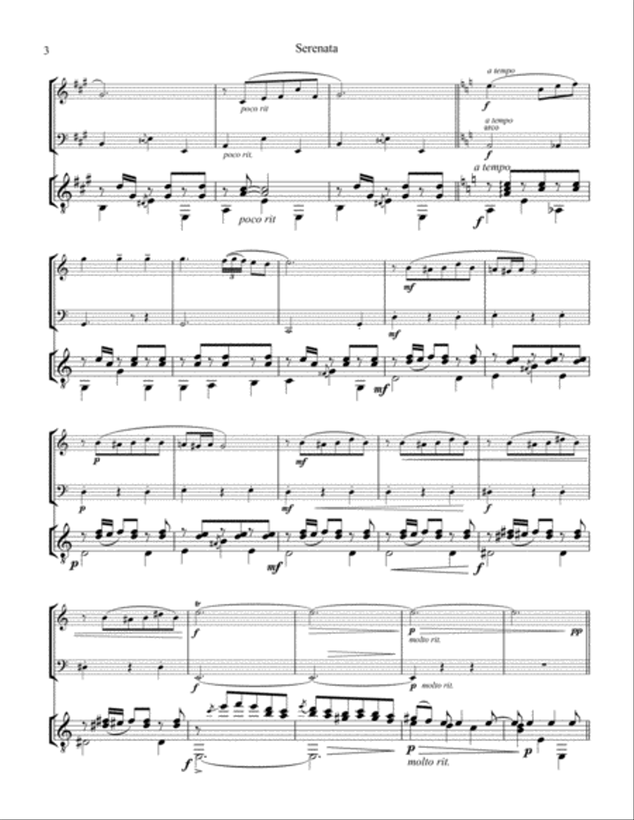 Serenata espanola for violin, cello and guitar Serenata espanola for violin, cello and guitar Cello scores gallery preview page 4