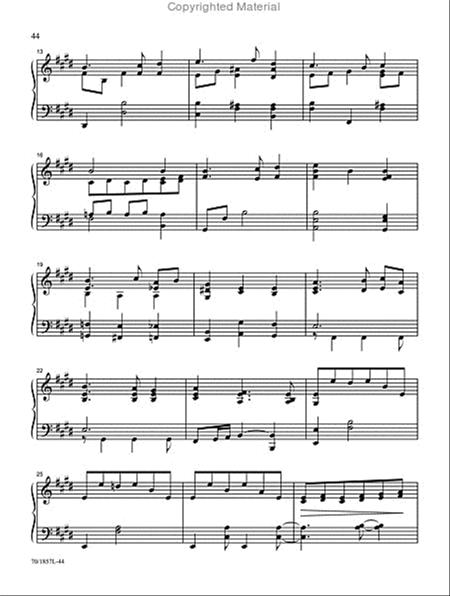 I Need Thee Every Hour Piano Solo scores gallery preview page 7