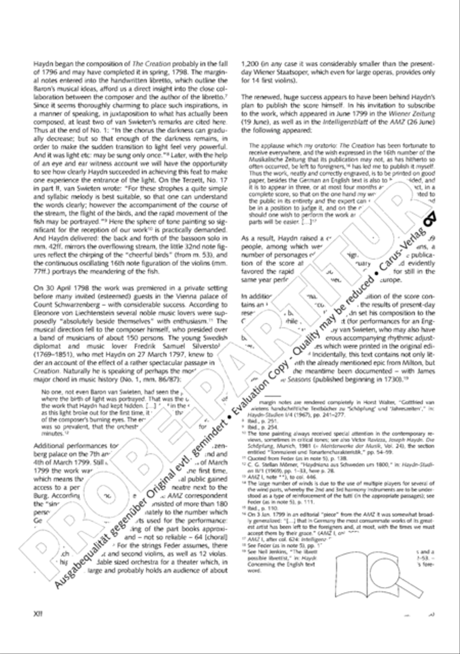 The Creation (Die Schopfung) 4-Part scores gallery preview page 14