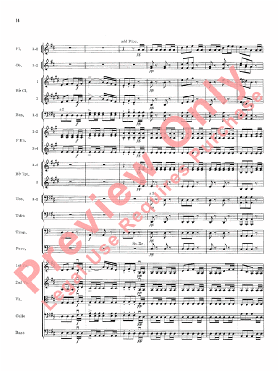 William Tell Overture Full Orchestra scores gallery preview page 17