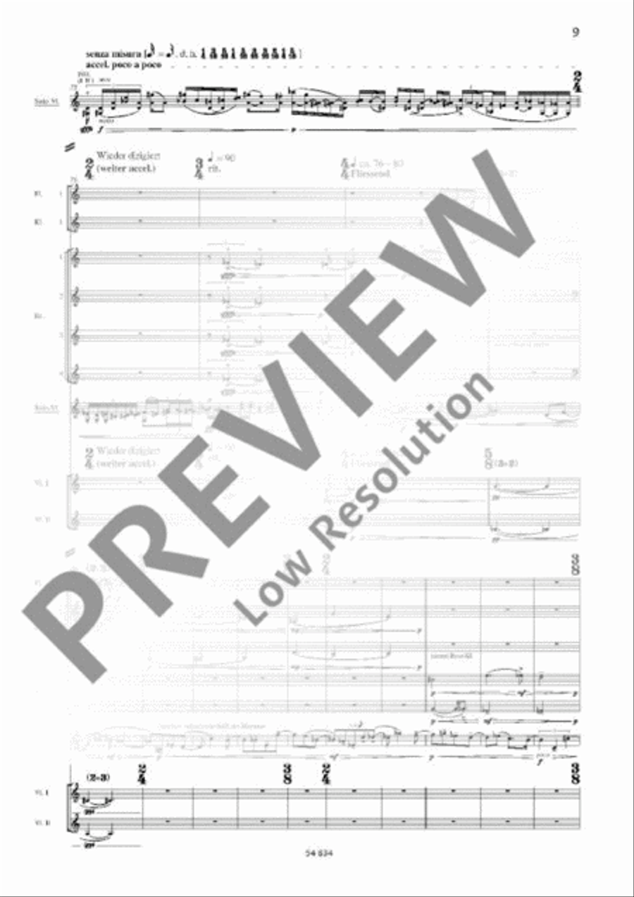 Violin Concerto Orchestra scores gallery preview page 12