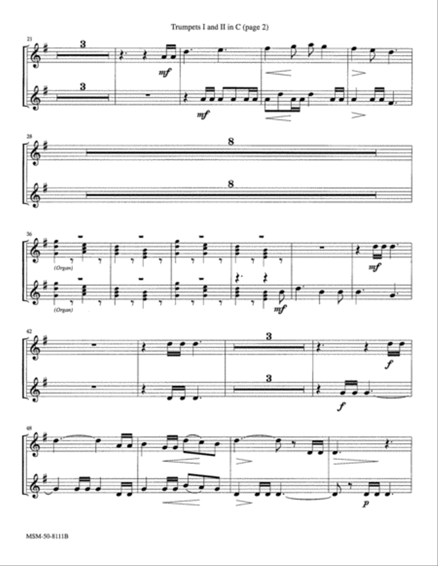 Marching to Zion Choir scores gallery preview page 6