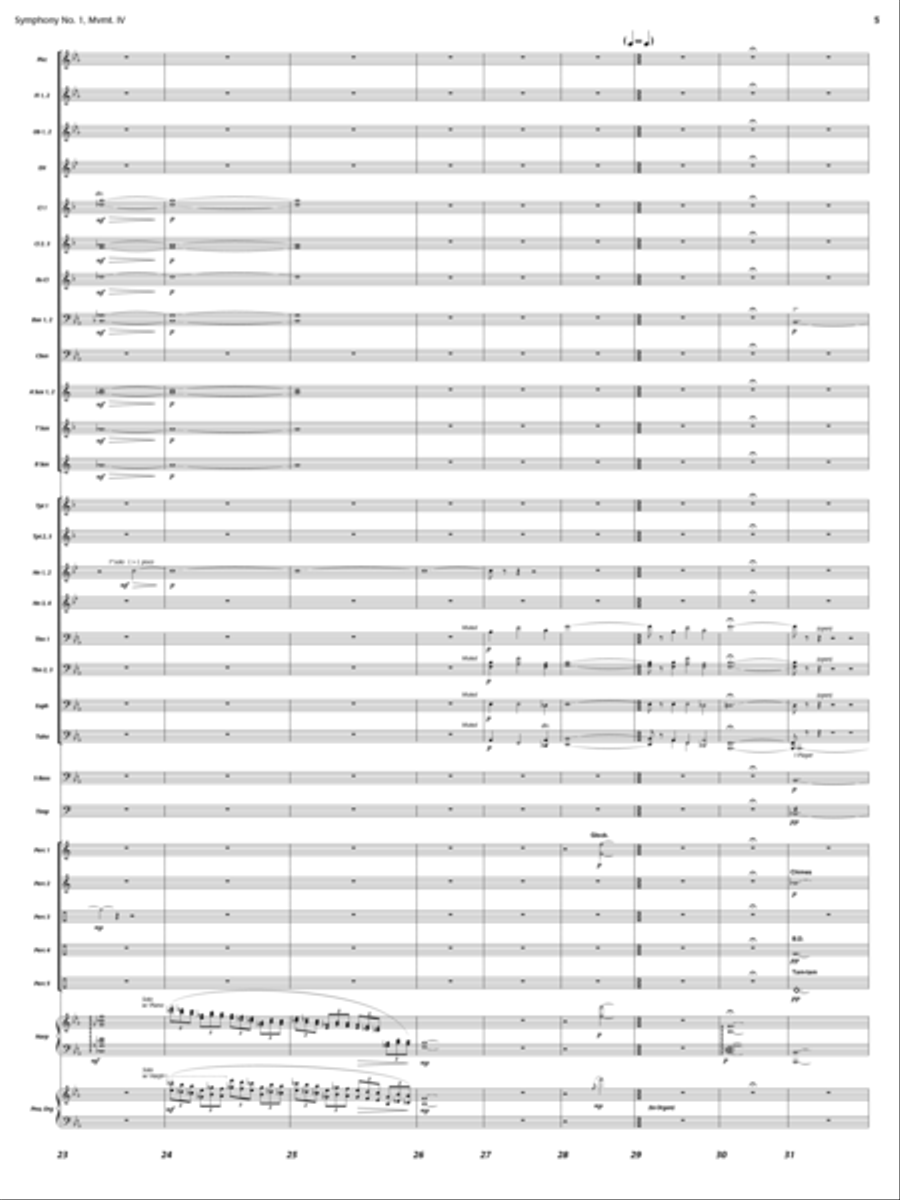 New Day Rising (Symphony 1, New Day Rising, Mvt. IV) Concert Band scores gallery preview page 4