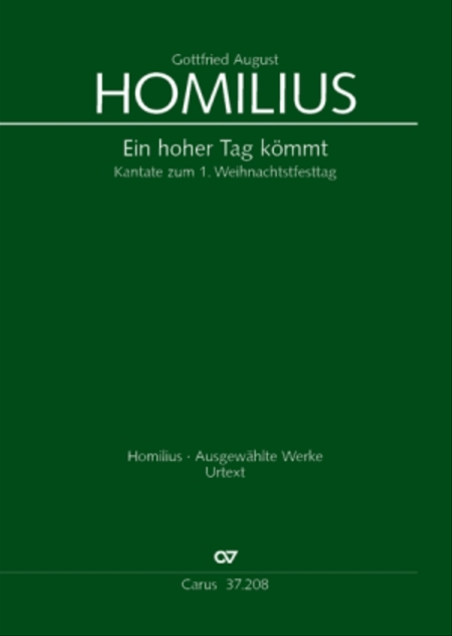 Ein hoher Tag kommt/Schlusschoral 4-Part scores gallery preview page 1