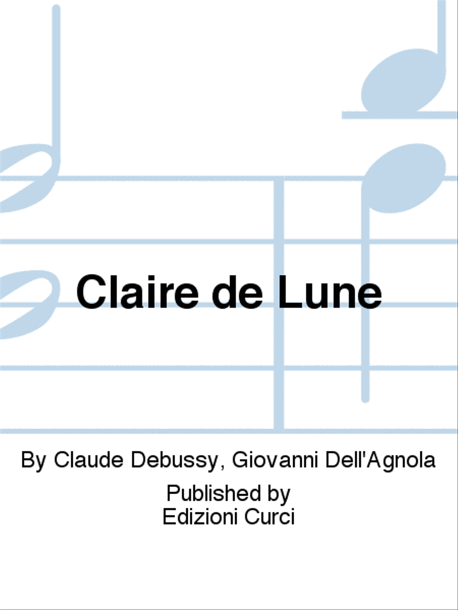 Claire de Lune Piano Solo scores gallery preview page 1
