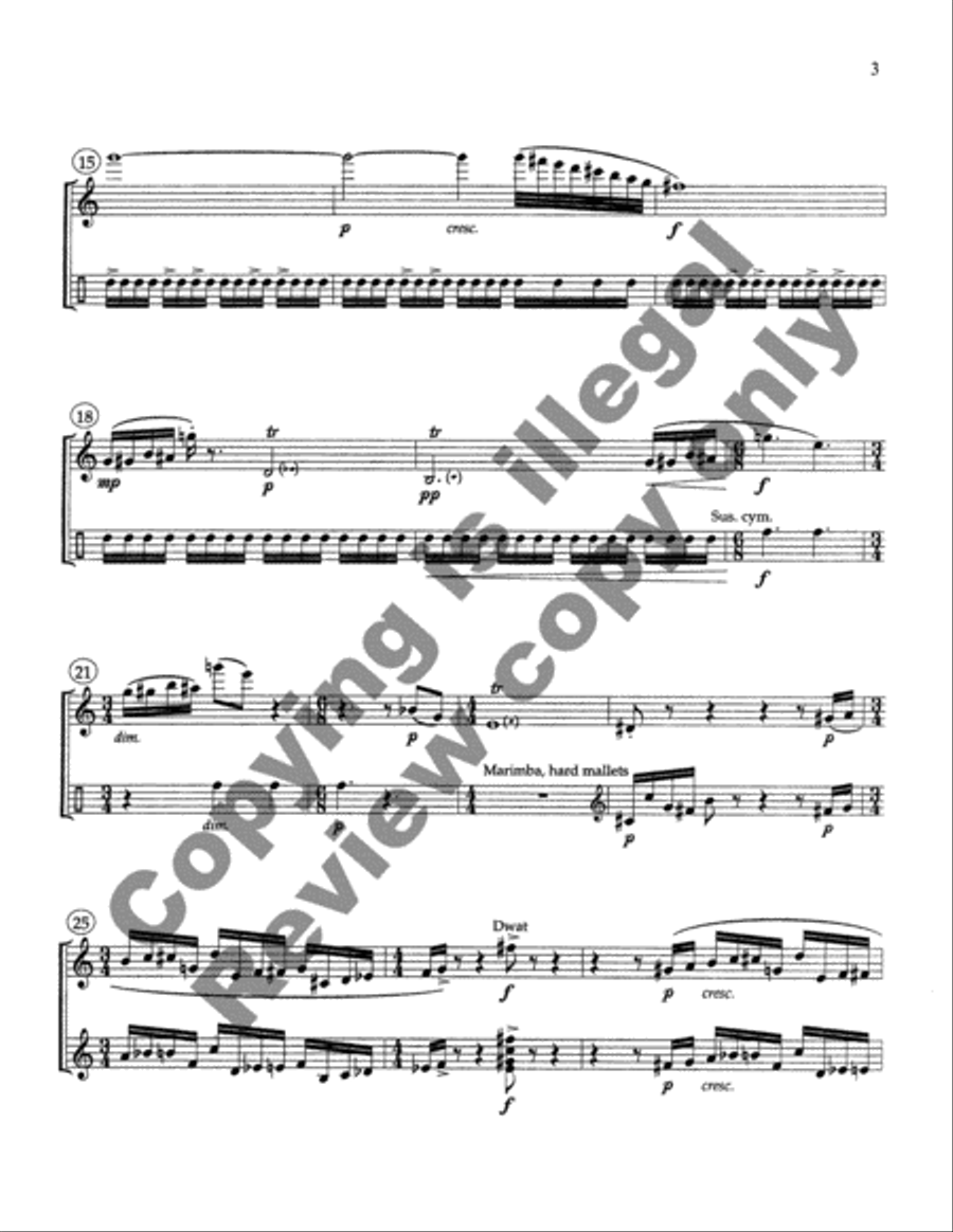 Corker Clarinet scores gallery preview page 3