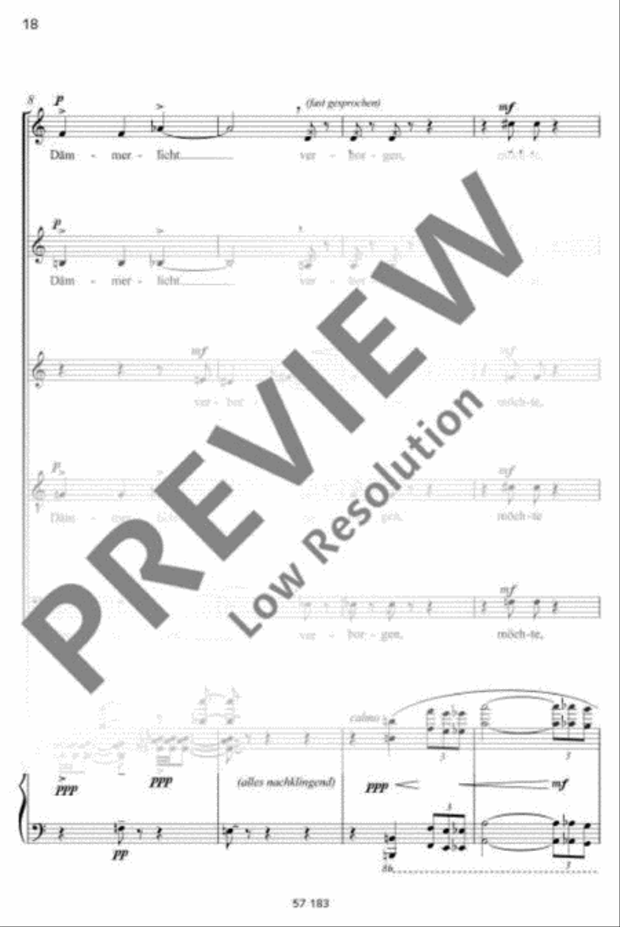 Variationen über die Liebe Mixed Choir scores gallery preview page 19