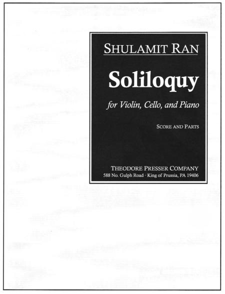Shulamit Ran: Soliloquy