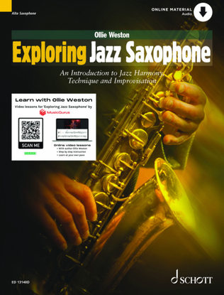 Book cover for Exploring Jazz Saxophone