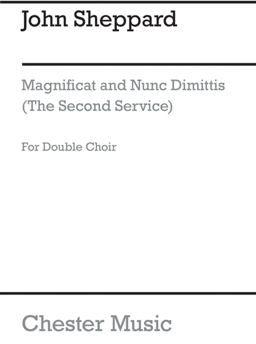 Magnificat And Nunc Dimittis (2nd Service)