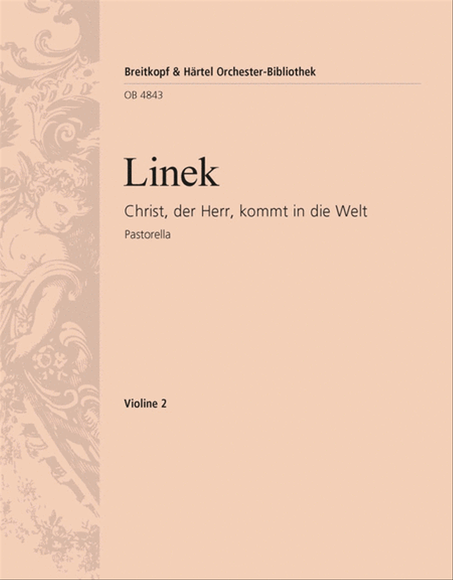 Christ, der Herr, kommt in die Welt by Jiri Ignaz Linek 4-Part - Sheet Music