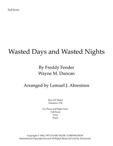 Wasted Days And Wasted Nights image number null