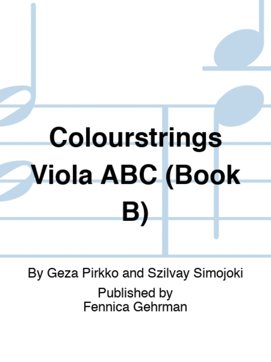 Colourstrings Viola ABC (Book B)