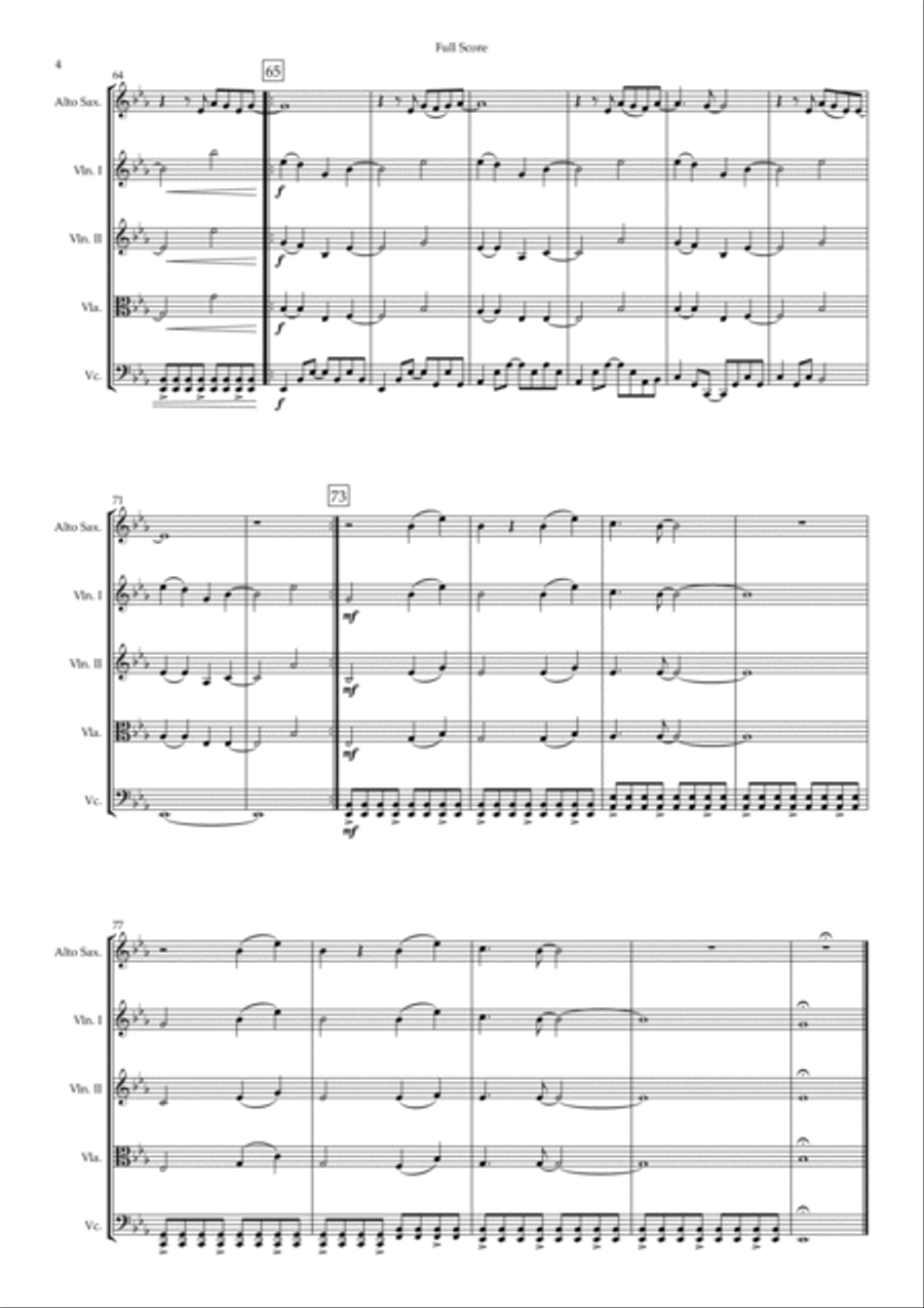 Telling The World Small Ensemble scores gallery preview page 4