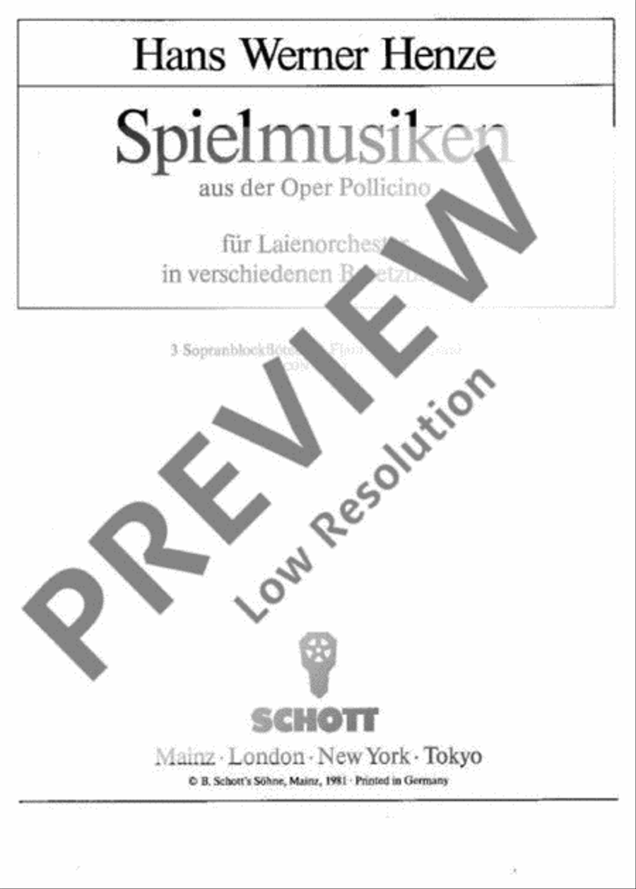 Pollicino Spielmusiken Soprano Recorder scores gallery preview page 2