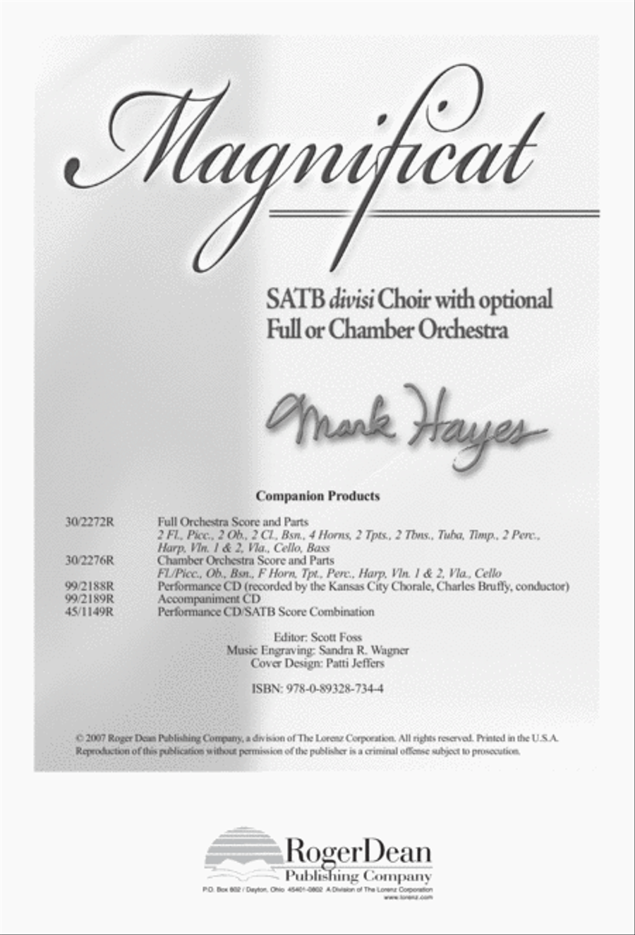 Magnificat Magnificat Divisi scores gallery preview page 2
