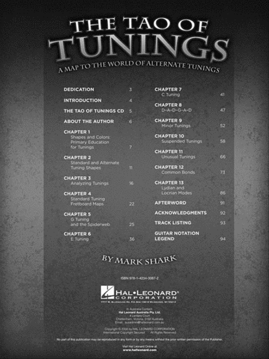 The Tao of Tunings Guitar Tablature scores gallery preview page 2