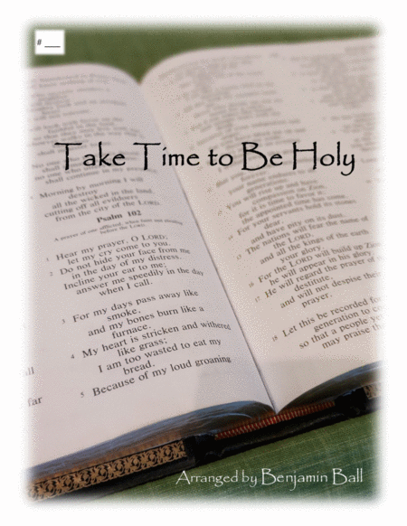 Take Time to Be Holy (Arr. Ben Ball) image number null