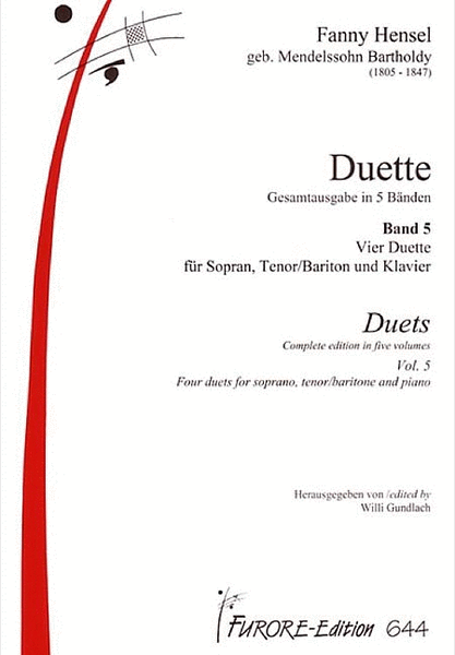Duets vol. 5: S/T (Baritone) with piano