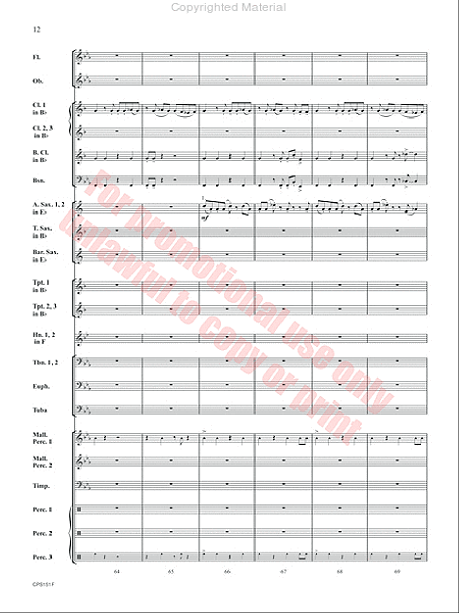 Jumpstart Concert Band scores gallery preview page 13