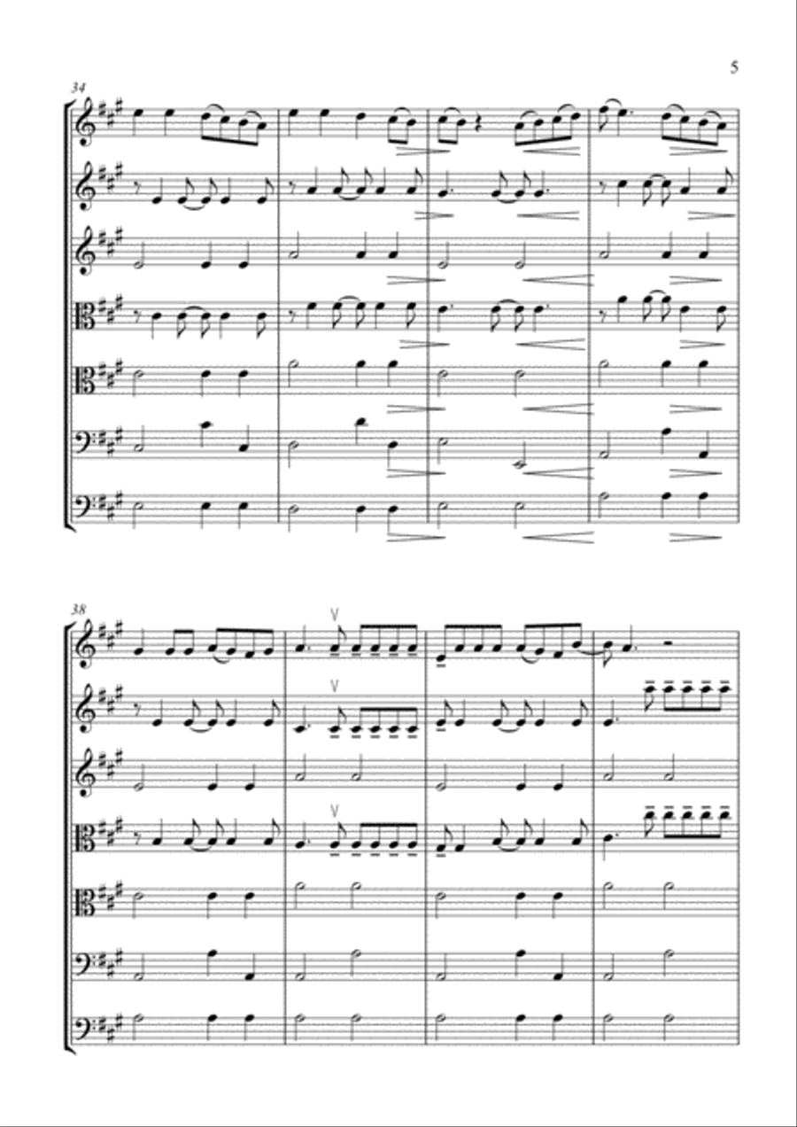 A Groovy Kind Of Love String Quartet scores gallery preview page 5