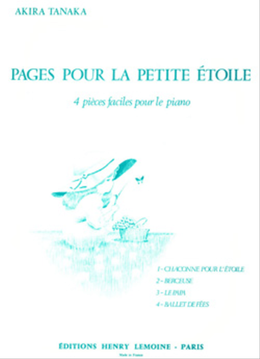 Pages Pour La Petite Etoile Piano Solo scores gallery preview page 1