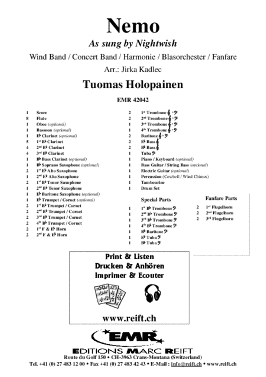 Nemo Concert Band scores gallery preview page 2