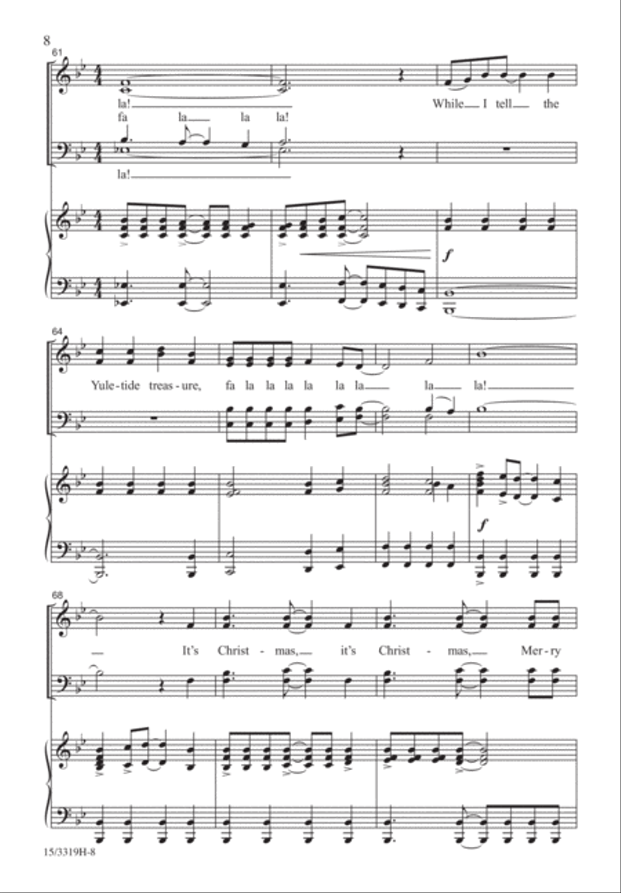 It's Christmas! It's Christmas! 4-Part scores gallery preview page 8