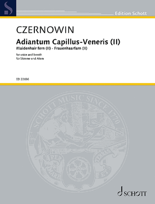 Book cover for Adiantum Capillus-Veneris II (Maidenhair fern II)