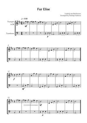 Fur Elise (for trumpet and trombone)