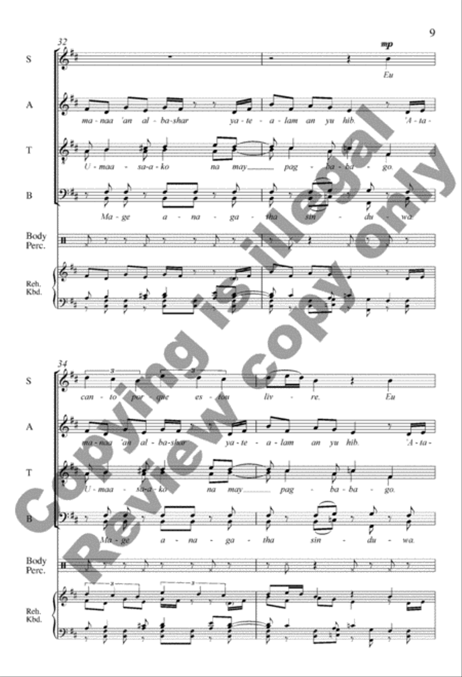 America Will Be! Divisi scores gallery preview page 9