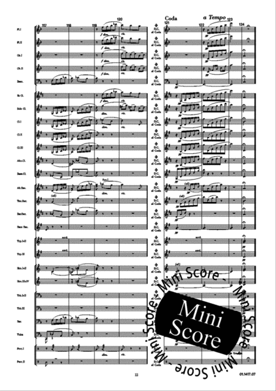 Granada Concert Band scores gallery preview page 18