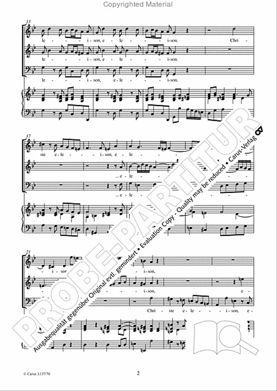 Kyrie eleison 3-Part scores gallery preview page 3