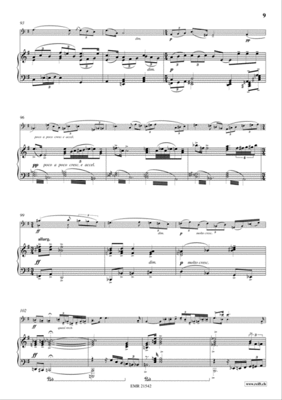 Concerto No. 10 Bass Recorder scores gallery preview page 9