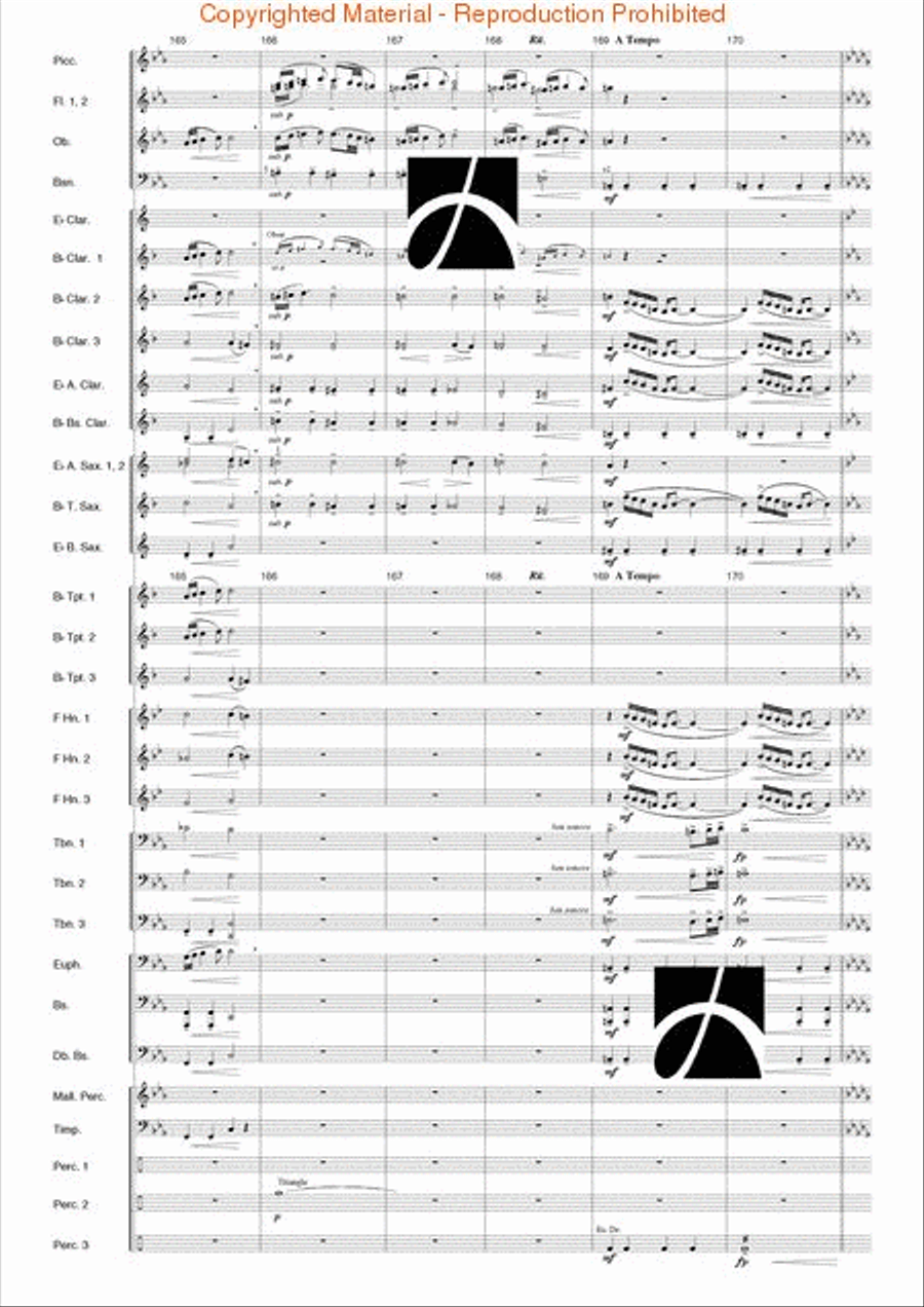 Virginia Concert Band scores gallery preview page 27