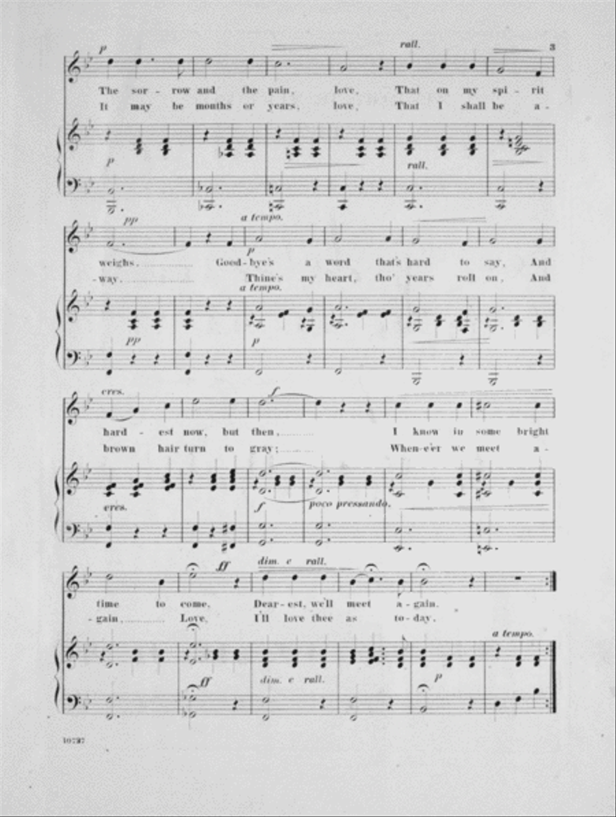 We Part to Meet Again. Ballad Voice scores gallery preview page 3