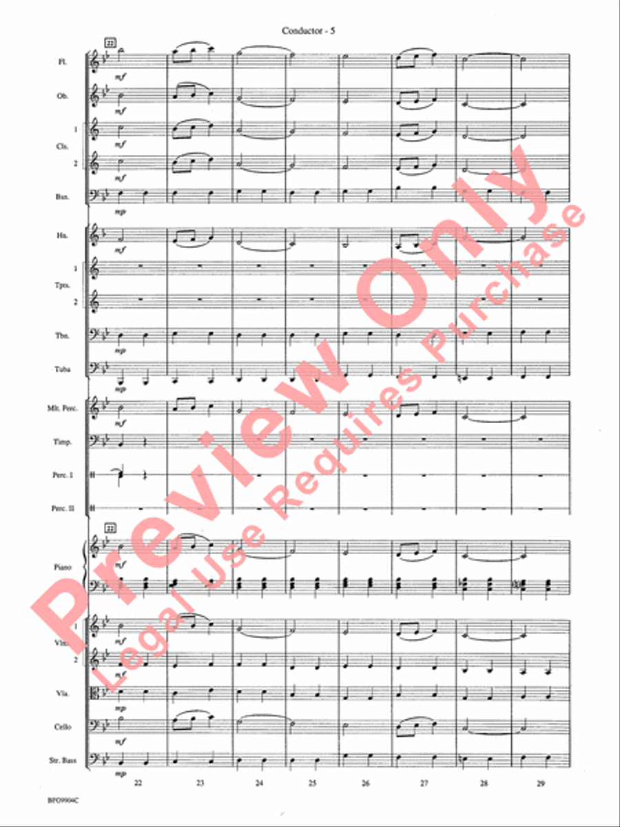 Commencement Suite Full Orchestra scores gallery preview page 8