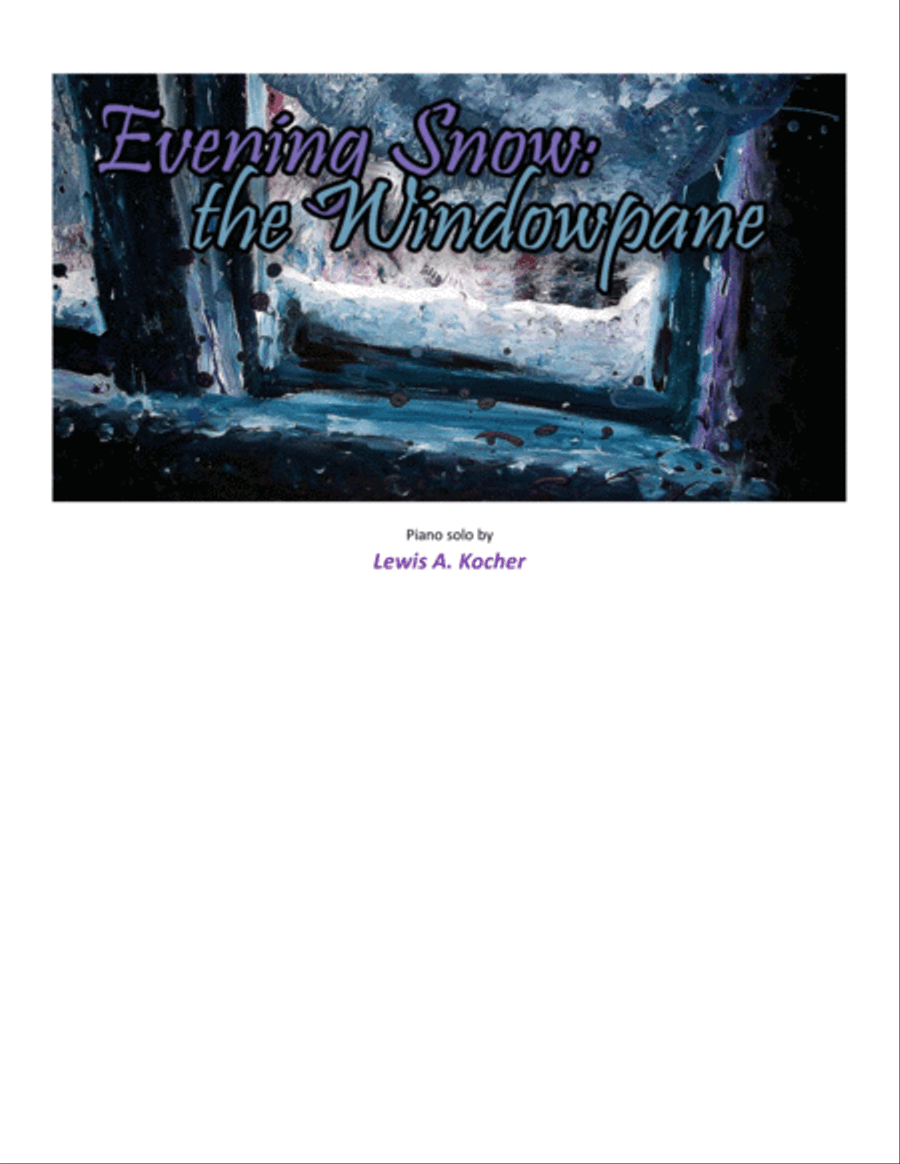Evening Snow: The Windowpane Piano Solo scores gallery preview page 1