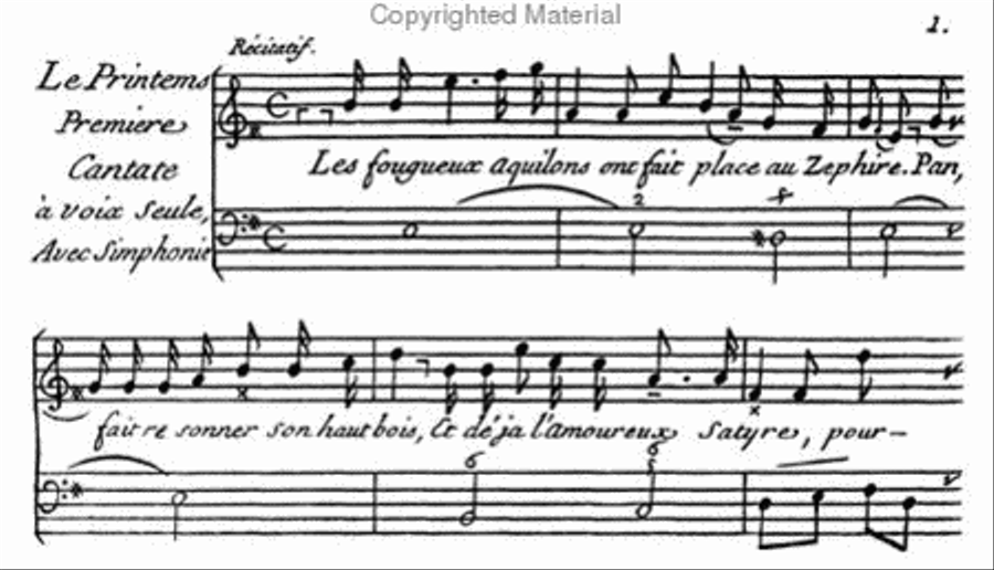 The Four Seasons - French Cantatas Voice scores gallery preview page 2