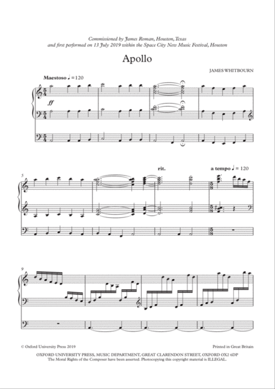 Apollo Apollo Organ scores gallery preview page 4