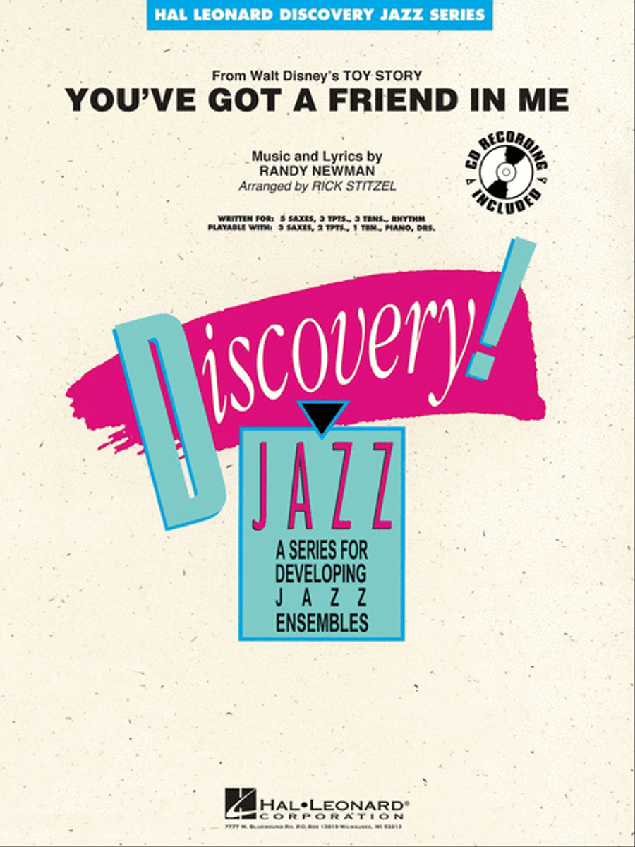 You've Got a Friend in Me Jazz Ensemble scores gallery preview page 1