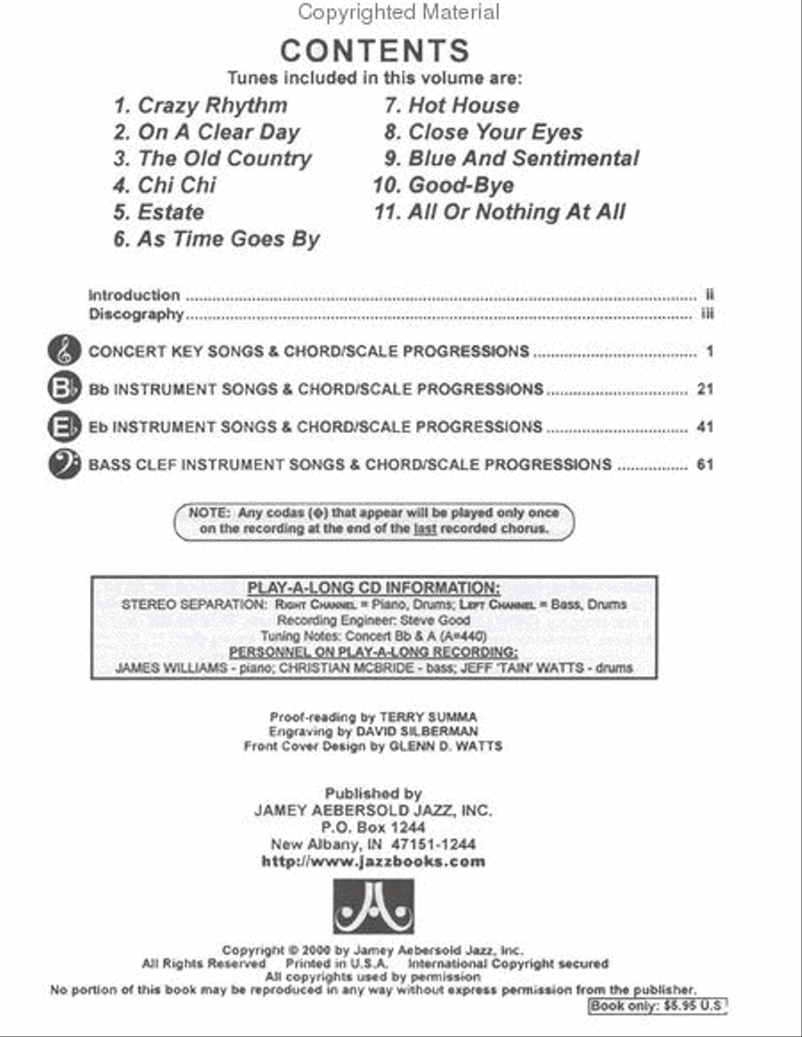 Volume 94 - Hot House Volume 94 - Hot House Voice scores gallery preview page 2