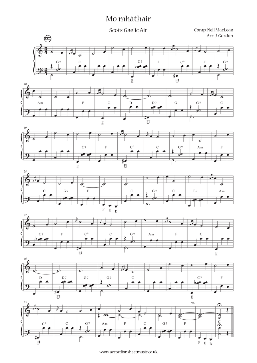 Mo mhàthair (My Mother)