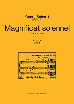 Book cover for Magnificat solennel -Grand Choeur-