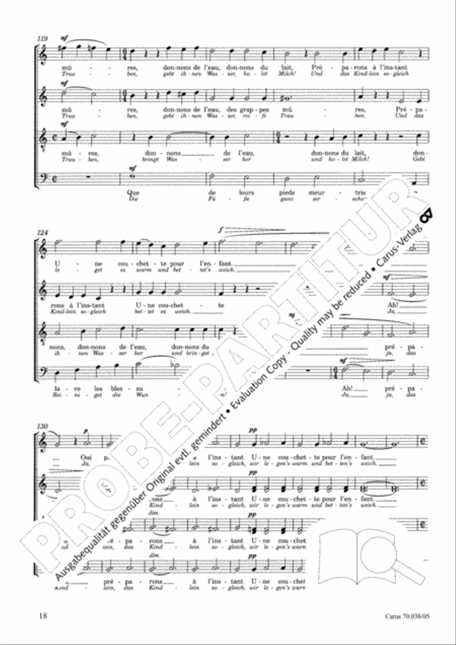 L'Enfance du Christ L'Enfance du Christ 4-Part scores gallery preview page 19