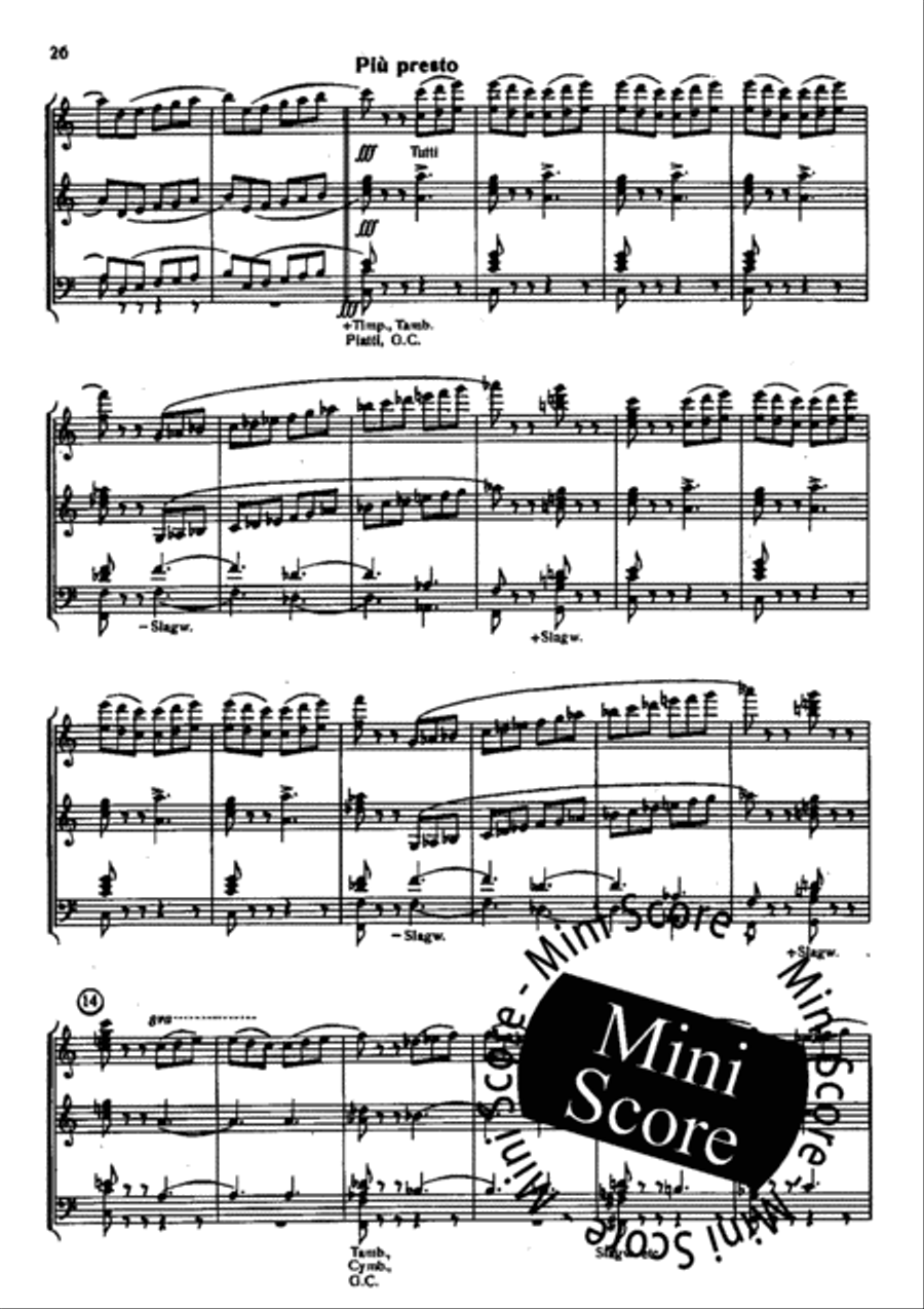 Capriccio Italien Capriccio Italien Concert Band scores gallery preview page 29